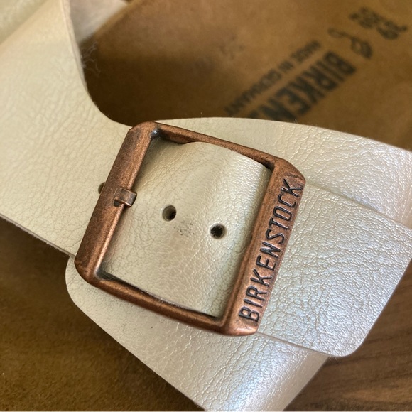 Women’s Birkenstock Madrid Sandals Size 39 UK Size 5.5 White Strap. - Picture 6 of 9